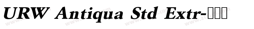 URW Antiqua Std Extr字体转换 URW Antiqua Std Extr字体转换